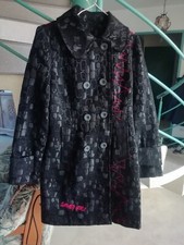 Manteau noir broderie d'occasion  Bletterans