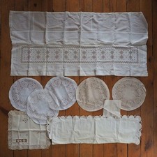 Lote De 9 Croché Tapetes de Mesa Revestimientos Runners Salvamanteles comprar usado  Enviando para Brazil