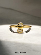 14k gelbgold ring gebraucht kaufen  Berlin