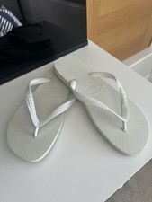 Havaianas white flip for sale  BOURNEMOUTH