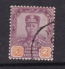 Johore 1910 wmk for sale Johore 1910 wmk for sale  LOUGHBOROUGH