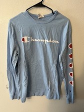 Usado, Camiseta masculina manga longa azul algodão Champion Heritage Athletic Apparel M comprar usado Usado, Camiseta masculina manga longa azul algodão Champion Heritage Athletic Apparel M comprar usado  Enviando para Brazil