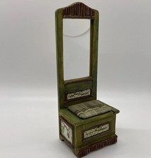 Casa de bonecas Adirondack galho miniatura espelhado banco móveis pintados à mão personalizado comprar usado  Enviando para Brazil