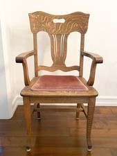 Antique oak armchair for sale  Canoga Park