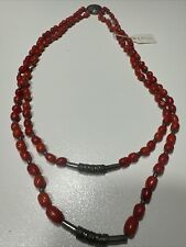 Collana argento corallo usato  Roma