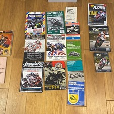 Motorcycle racing programmes for sale  ROCHESTER