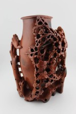 1800 ANTIGO VASO CHINÊS DE PEDRA-SABÃO VERMELHO ESCULPIDO À MÃO PÁSSARO comprar usado 1800 ANTIGO VASO CHINÊS DE PEDRA-SABÃO VERMELHO ESCULPIDO À MÃO PÁSSARO comprar usado  Enviando para Brazil