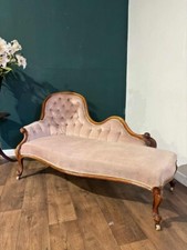 Victorian mahogany chaise for sale  WREXHAM