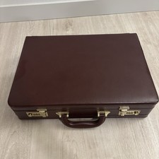 Heritage briefcase burgundy for sale  Parker