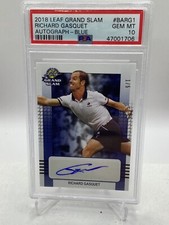 Tênis 2018 Leaf Grand Slam azul automático/5 Richard Gasquet PSA 10 comprar usado  Enviando para Brazil