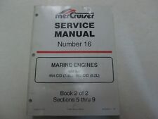 Usado, MerCruiser Número 16 GM V-8 454 CID 502 CID Livro 2 de 2 Manual de Serviço OEM comprar usado  Enviando para Brazil