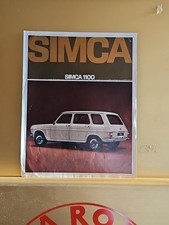 Simca 1100 depliant usato  Macomer