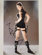 Angelina Jolie assinado Lara Croft Tomb Raider 11x17 foto autógrafo A Beckett BAS comprar usado  Enviando para Brazil
