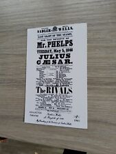 Theatre postcard 1980s for sale  BURY