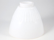 Vintage Branco Opala Vidro Leitoso 6" Mesa de Piso Abajur Óleo Refletor Sombra 6" Novo na caixa comprar usado  Enviando para Brazil