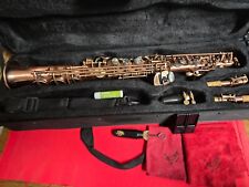 Saxofón soprano recto Bb SLADE rojo bronce segunda mano  Embacar hacia Argentina