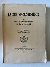 Ohsawa zen macrobiotique d'occasion  Lorient