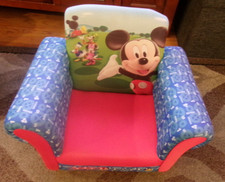 Poltrona estofada Disney Mickey Mouse cadeira para criança/crianças PRESENTE comprar usado  Enviando para Brazil