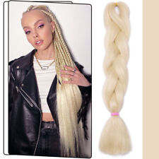 Usado, Caixa mega grossa trança longa jumbo extensão de cabelo trançado como humano cabelo real ombre comprar usado  Enviando para Brazil