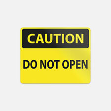 Adesivo de vinil com slogan Caution Do Not Open comprar usado  Enviando para Brazil