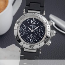Cartier pasha seatimer usato  Spedire a Italy