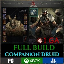 💥Diablo 4💥Companion Druid💥 BUDOWA KOŃCOWA GRY 💥SEZON 9 GRZECHÓW HORADRIM S9 D4 na sprzedaż  PL
