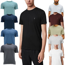 ALL SAINTS Hombres Camisetas Cuello Redondo Manga Corta Informal NUEVO Top Verano Algodón Camiseta segunda mano  Embacar hacia Mexico