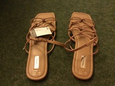 Ladies beige sandles for sale  KIDDERMINSTER