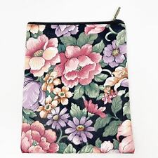 Usado, Papel de parede vintage floral organizador de bolsa de viagem anos 80 anos 90 com zíper botão dobrável  comprar usado  Enviando para Brazil