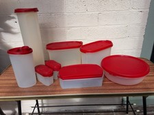 Vintage red tupperware for sale  CHATTERIS