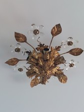 Plafonnier laiton doré d'occasion  Suresnes