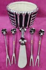 Boston Warehouse Bone Collector tigela de mergulho espalhador caveira coquetel palhetas Halloween, usado comprar usado Boston Warehouse Bone Collector tigela de mergulho espalhador caveira coquetel palhetas Halloween, usado comprar usado  Enviando para Brazil