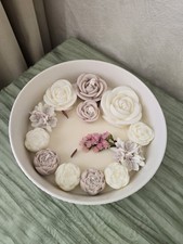 Candela artigianale vaso usato  Ospedaletto Euganeo