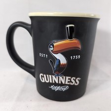 Caneca Guinness Tucan preta creme cerâmica café chá em relevo 3D 18 oz pássaro irlandês comprar usado  Enviando para Brazil