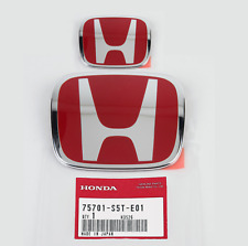 Usado, Emblema de grade dianteira e traseira tipo R Honda Civic Coupe 2Dr 06-11 JDM vermelha H comprar usado  Enviando para Brazil