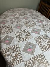 Vintage embroidered tablecloth for sale  HALESOWEN