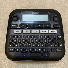 Brother P-Touch D210 Fabricante de Etiquetas Eletrônicas Fácil Compacto Preto Fita TZe Funcionando comprar usado  Enviando para Brazil