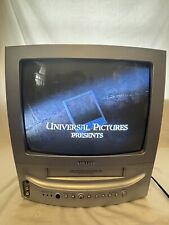 Usado, Samsung TT-14A5N 13" CRT Gamer TV VCR Combo Retro Reproductor VHS Plateado Probado segunda mano  Embacar hacia Argentina