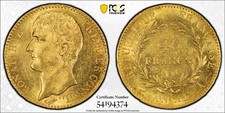 Bonaparte Premier Consul 40 Francs or AN XI Paris Splendide PCGS MS61 très rare comprar usado Bonaparte Premier Consul 40 Francs or AN XI Paris Splendide PCGS MS61 très rare comprar usado  Enviando para Brazil