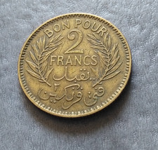 Monnaie tunisie francs d'occasion  Tullins