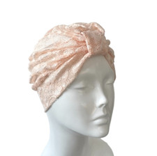 Chapéu turbante de renda feminino rosa verão feminino turbante bonito quimioterapia envoltório de cabeça comprar usado  Enviando para Brazil