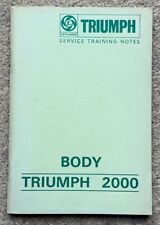 Triumph service training for sale  CARDIFF