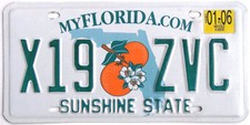 Florida license plate for sale  Uxbridge