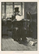 1886 antique print for sale  ASHFORD