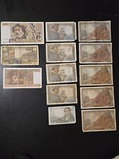 French franc banknotes. for sale  PRESTON