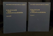 Calculus and Linear Algebra by Kaplan Wilfred Hardcover EXCELLENT 2 Vol. SET comprar usado  Enviando para Brazil