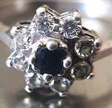 Bague saphir zircon d'occasion  Six-Fours-les-Plages