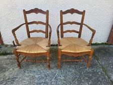Paire fauteuils provencal d'occasion  Fabrègues