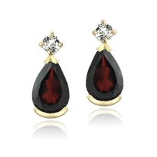 Boucles grenat topaze d'occasion  Caen