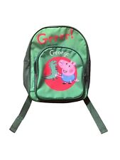 Mochila escolar Peppa Pig George & Dinosaur bolso frontal em excelente estado usado comprar usado  Enviando para Brazil
